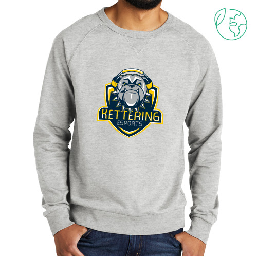  Allmade Light Grey Organic French Terry Crewneck Sweatshirt - Primary Mark