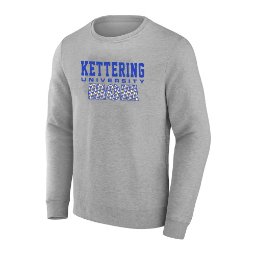  Extended Heather Grey Crew - Kettering University Mom with Pattern