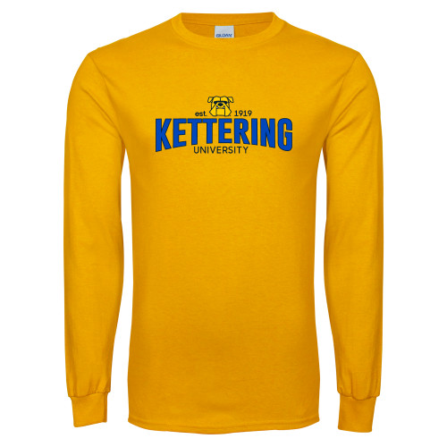  Gold Long Sleeve T Shirt - Arched Est Date