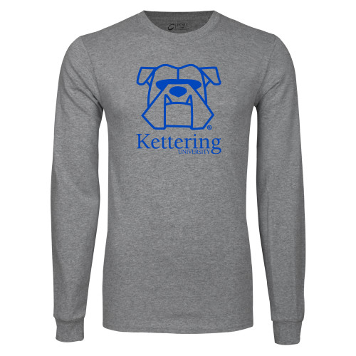  Grey Long Sleeve T Shirt - Primary Mark