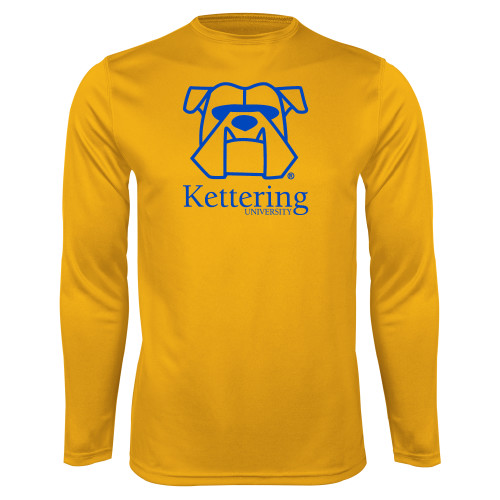 Gold Performance Long Sleeve Shirt - Primary Mark