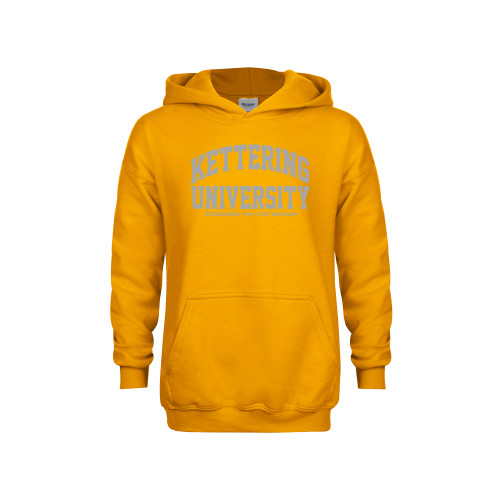  Youth Gold Fleece Hoodie - Kettering University Established Date