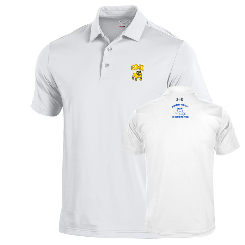  Under Armour White Performance Polo - GMI