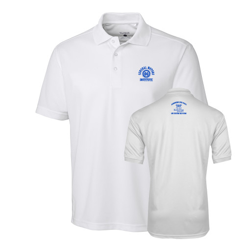  C&B White Clique Ice Pique Polo - General Motors Institute