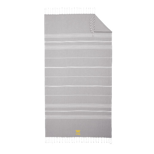  100% Cotton Grey/White Cali Throw - Primary Mark