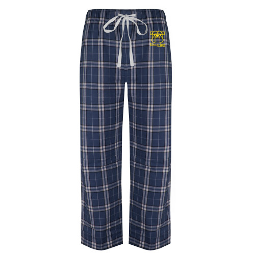  Navy/White Flannel Pajama Pant - Primary Mark