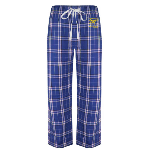  Royal/White Flannel Pajama Pant - Primary Mark