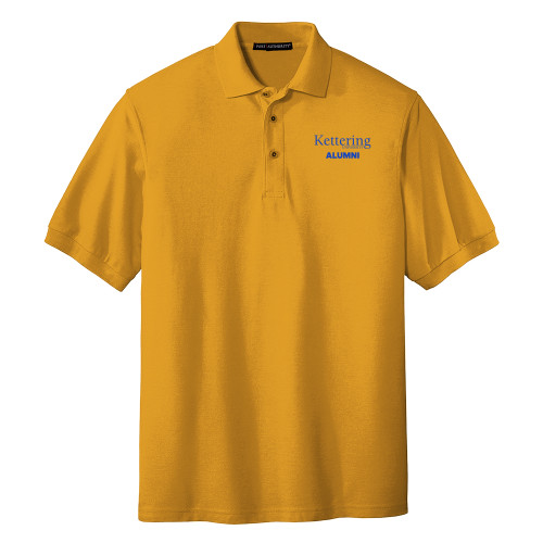  Gold Silk Touch Polo - Kettering University Alumni