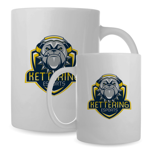  Full Color White Mug 15oz - Kettering Esports