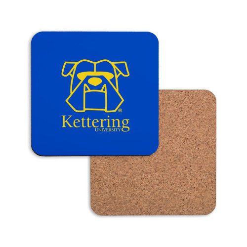  Hardboard Coaster w/Cork Backing - Primary Mark