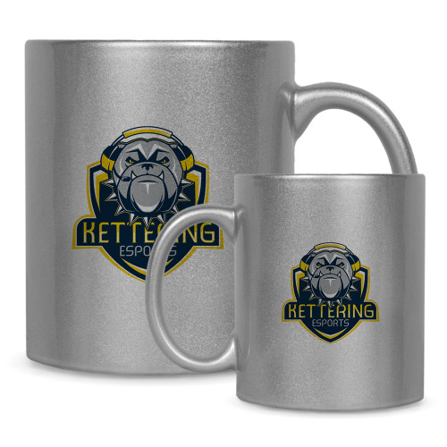  Full Color Silver Metallic Mug 11oz - Kettering Esports