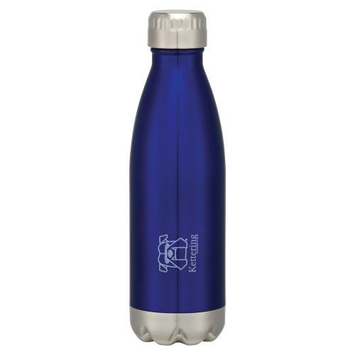  Swig Stainless Steel Blue Bottle 16oz - Primary Mark Engraved