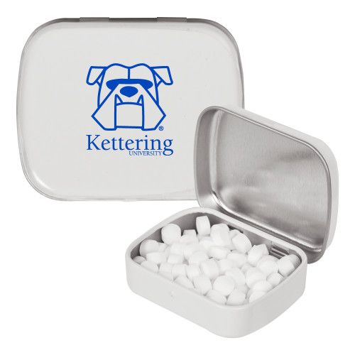  White Rectangular Peppermint Tin - Primary Mark