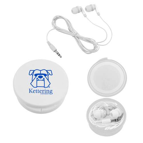  Ear Buds in White Case - Primary Mark