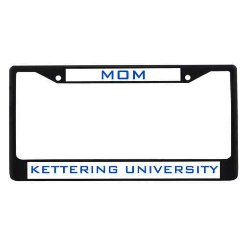  Mom Metal License Plate Frame in Black - Mom