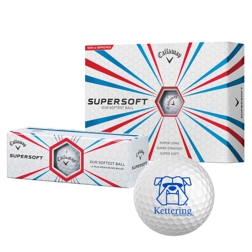  Callaway Supersoft Golf Balls 12/pkg - Primary Mark