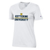 Thumbnail image for  Champion Womens White VNeck Tee