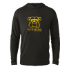 Thumbnail image for  Black Long Sleeve Hooded Tee