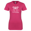 Thumbnail image for  Next Level Womens Fuchsia Boyfriend Tee