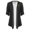 Thumbnail image for  Womens Grey Drape Front Cardigan Sweater