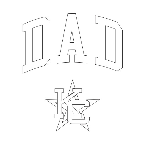  Dad Decal - Dad