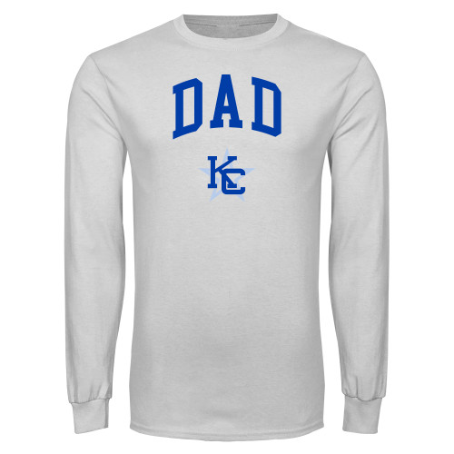  White Long Sleeve T Shirt - Dad
