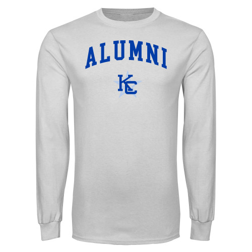  White Long Sleeve T Shirt - Alumni
