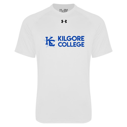  Under Armour White Tech Tee - Kilgore Horizontal