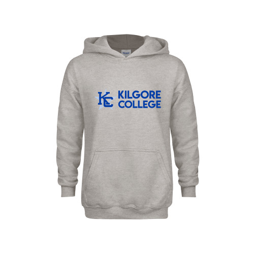  Youth Grey Fleece Hood - Kilgore Horizontal