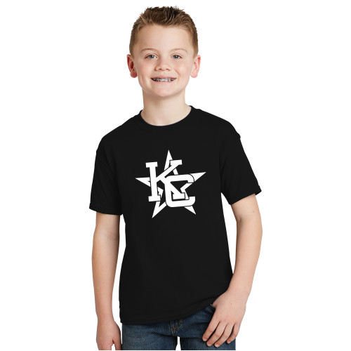  Youth Black T Shirt - KC