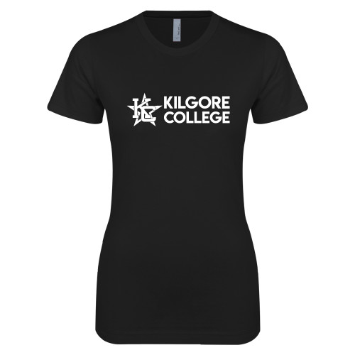  Next Level Womens Black Boyfriend Tee - Kilgore Horizontal