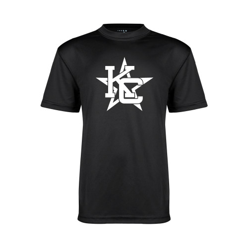  Youth Performance Black Tee - KC