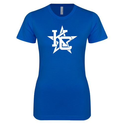  Next Level Womens Royal Boyfriend Tee - KC