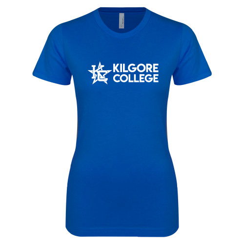  Next Level Womens Royal Boyfriend Tee - Kilgore Horizontal