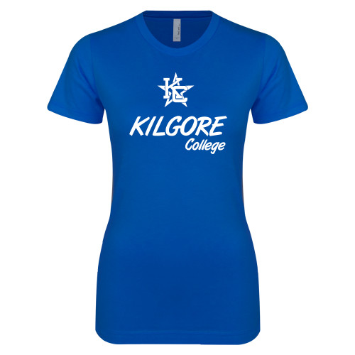  Next Level Womens Royal Boyfriend Tee - KC College