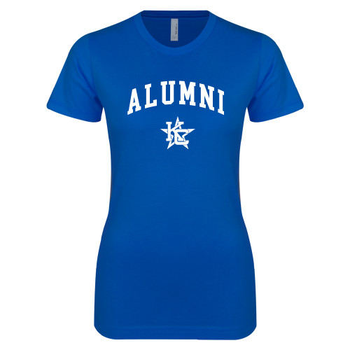  Next Level Womens Royal Boyfriend Tee - Alumni