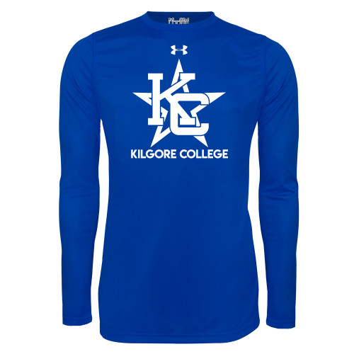  Under Armour Royal Long Sleeve Tech Tee - Primary