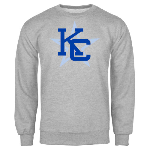  Grey Fleece Crew - KC