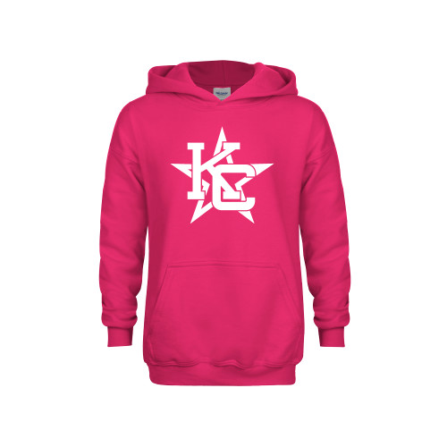  Youth Hot Pink Fleece Hoodie - KC