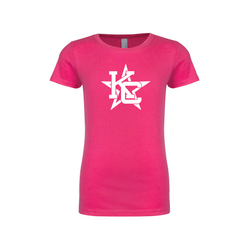  Next Level Girls Fuchsia Fashion Fit T Shirt - KC