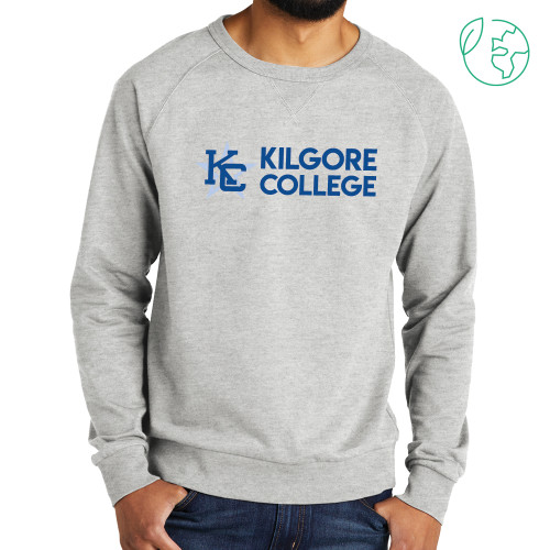  Allmade Light Grey Organic French Terry Crewneck Sweatshirt - Kilgore Horizontal