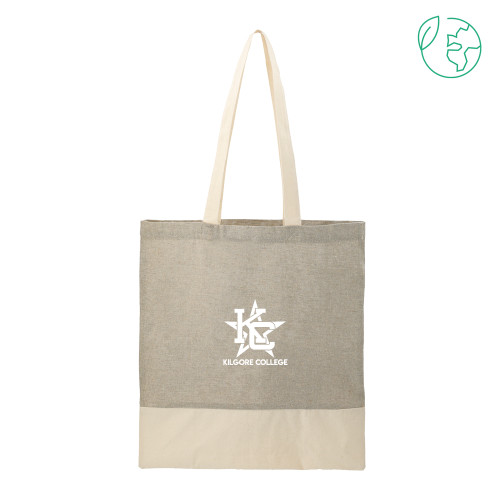  Split Recycled Grey Cotton Twill Convention Tote - Primary