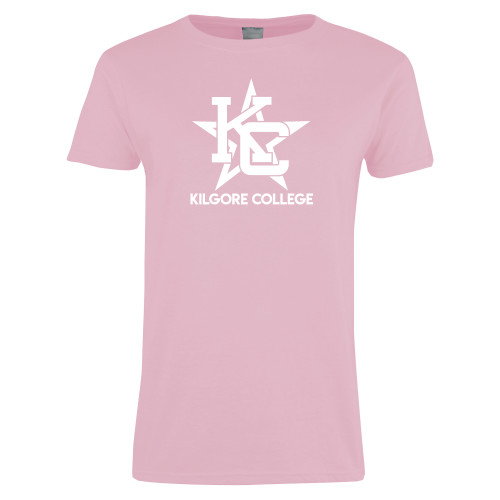  Womens Pink Short Sleeve Tee - Primary