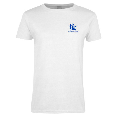  Womens White Short Sleeve Tee - Primary