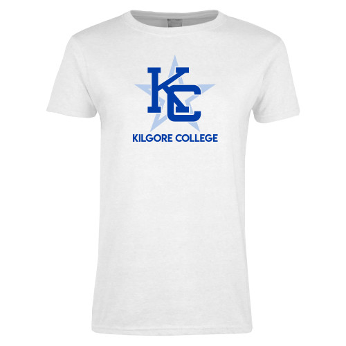  Womens White Short Sleeve Tee - Primary