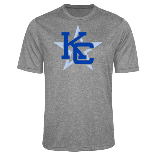  Grey Heather Performance Contender Tee - KC