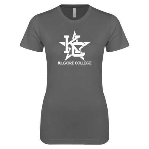  Next Level Womens Charcoal Boyfriend Tee - Primary
