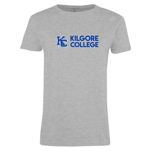  Womens Grey Short Sleeve Tee - Kilgore Horizontal