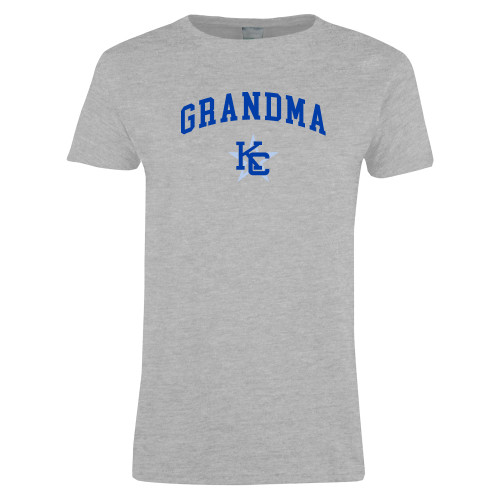  Womens Grey Short Sleeve Tee - Grandma