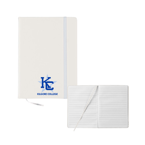  5x7 White Hard Cover Journal - Primary